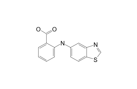 2-(1,3-benzothiazol-5-ylamino)benzoic acid