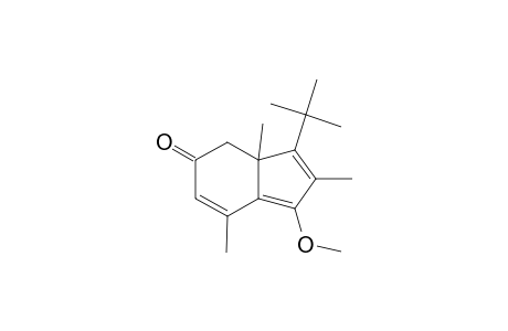 3-tert-Butyl-1-methoxy-2,3a,7-trimethyl-3a,4-dihydro-inden-5-one