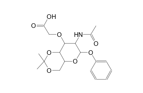 2-(((4aR,6S,7R,8R,8aS)-7-acetamido-2,2-dimethyl-6-phenoxyhexahydropyrano[3,2-d][1,3]dioxin-8-yl)oxy)acetic acid