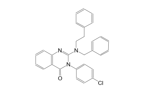 4(3H)-quinazolinone, 3-(4-chlorophenyl)-2-[(2-phenylethyl)(phenylmethyl)amino]-