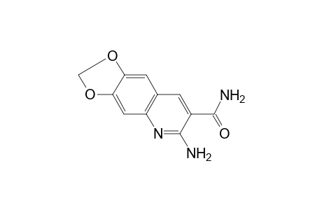 [1,3]Dioxolo[4,5-g]quinoline-7-carboxamide, 6-amino-