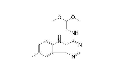 N-(2,2-dimethoxyethyl)-8-methyl-5H-pyrimido[5,4-b]indol-4-amine