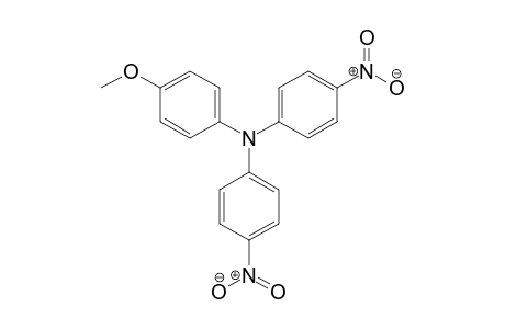 Benzenamine, 4-methoxy-N,N-bis(4-nitrophenyl)-