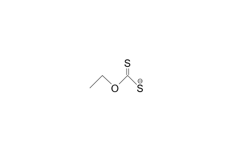 Ethylxanthic acid, anion