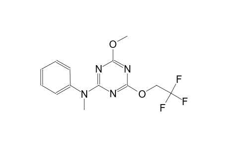 4-methoxy-N-methyl-N-phenyl-6-(2,2,2-trifluoroethoxy)-1,3,5-triazin-2-amine