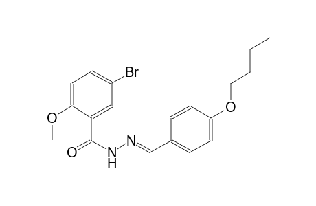 5-bromo-N'-[(E)-(4-butoxyphenyl)methylidene]-2-methoxybenzohydrazide