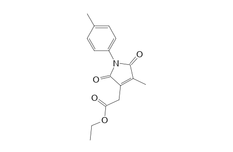 1H-Pyrrole-3-acetic acid, 2,5-dihydro-4-methyl-1-(4-methylphenyl)-2,5-dioxo-, ethyl ester