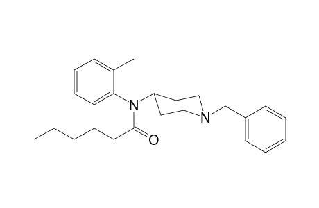 N-(1-Benzylpiperidin-4-yl)-N-(2-methylphenyl)hexanamide