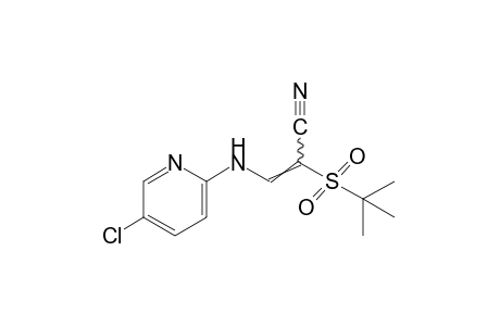 2-(tert-butylsulfonyl)-3-[(5-chloro-2-pyridyl)amino]acrylonitrile