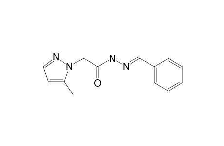 2-(5-Methyl-1H-pyrazol-1-yl)-N'-[(E)-phenylmethylidene]acetohydrazide