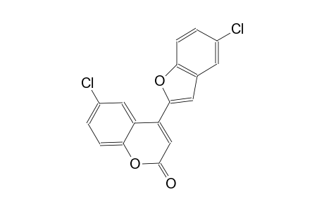 2H-1-benzopyran-2-one, 6-chloro-4-(5-chloro-2-benzofuranyl)-