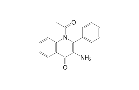 1-Acetyl-3-amino-2-phenyl-4-quinolinone