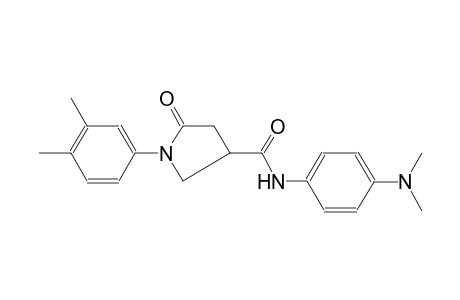 Pyrrolidine-3-carboxamide, N-(4-dimethylaminophenyl)-1-(3,4-dimethylphenyl)-5-oxo-