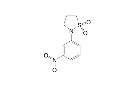 2-(3-nitrophenyl)-1,2-thiazolidine 1,1-dioxide