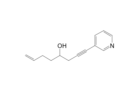 1-(Pyridin-3'-yl)oct-7-en-1-yn-4-ol