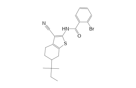 2-bromo-N-(3-cyano-6-tert-pentyl-4,5,6,7-tetrahydro-1-benzothien-2-yl)benzamide