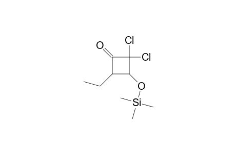 2,2-Dichloro-3-(trimethylsiloxy)-4-ethylcyclobutanone