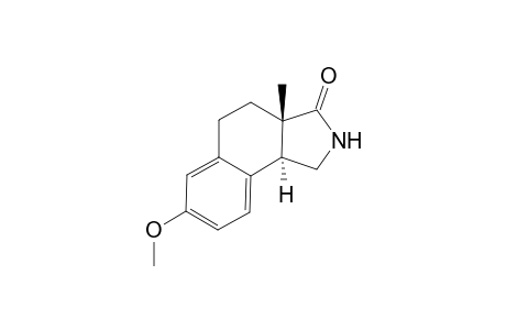 (3aS,9bS)-3a,4,5,9b-Tetrahydro-7-methoxy-3a-methylbenz[e]isoindolin-3-one