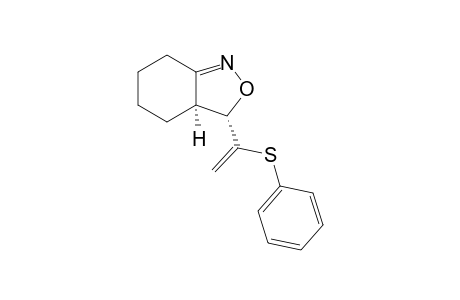 (3S*,3aS*)-3-[1-(Phenylthio)ethenyl]-3,3a,4,5,6,7-hexahydro-2,1-benzisoxazole