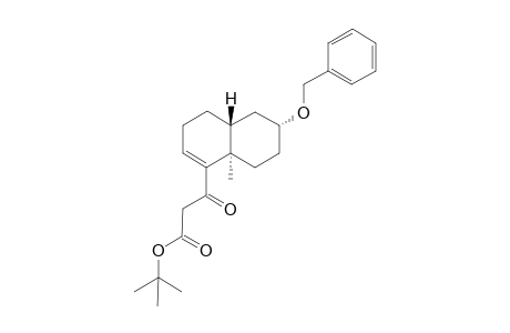 (4aR,6R,8aR)-1',1'-Dimethylethyl 3,4,4a,5,6,7,8,8a-octahydro-8a-methyl-6-(phenylmethoxy)naphthalene-3-oxo-1-propanoate