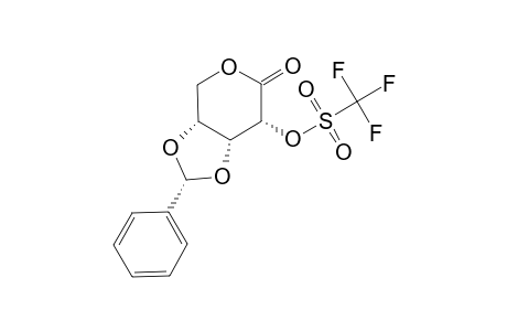 2-TRIFLUOROMETHANOSULFONYL-3,4-O-BENZYLIDENE-D-RIBONO-1,5-LACTONE