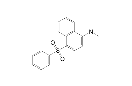 N,N-DIMETHYL-4-(PHENYLSULFONYL)-1-NAPHTHYLAMINE