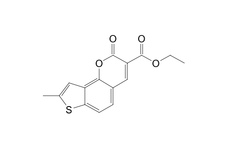 ETHYL-8-METHYL-2-OXO-2H-THIENO-[2,3-H]-[1]-BENZOPYRAN-3-CARBOXYLATE