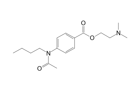2-(dimethylamino)ethyl 4-[acetyl(butyl)amino]benzoate