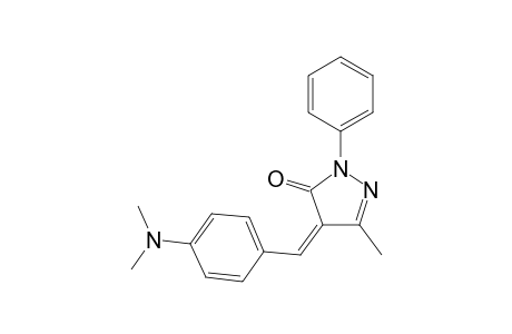 4-(-p-dimethyl amino benzylidine)-3-methyl-1-phenyl-2-pyrazoline-5-on