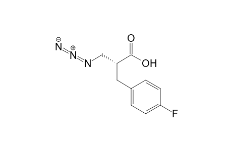 (R)-.beta.-Azido-.alpha.-(p-fluorophenylmethyl)propanoic acid