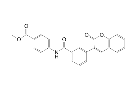 methyl 4-{[3-(2-oxo-2H-chromen-3-yl)benzoyl]amino}benzoate