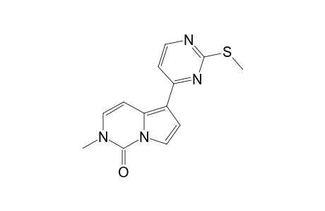 2-Methyl-5-(2-methylsulfanylpyrimidin-4-yl)pyrrolo[1,2-C]pyrimidin-1-one