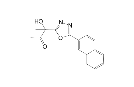 3-Hydroxy-3-[5-(naphthalen-2-yl)-1,3,4-oxadiazol-2-yl]butan-2-one