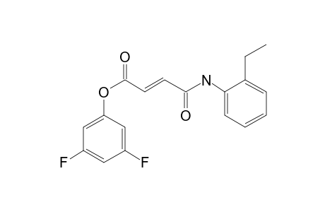 Fumaric acid, monoamide, N-(2-ethylphenyl)-, 3,5-difluorophenyl ester