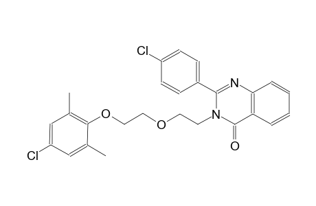 3-{2-[2-(4-chloro-2,6-dimethylphenoxy)ethoxy]ethyl}-2-(4-chlorophenyl)-4(3H)-quinazolinone