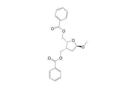 METHYL-5-O-BENZOYL-3-C-[(BENZOYLOXY)-METHYL]-2,3-DIDEOXY-BETA-L-THREO-PENTOFURANOSIDE