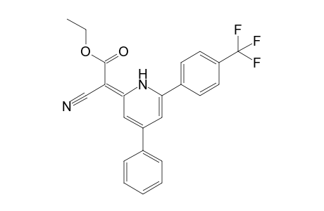 Ethyl (Z)-2-cyano-2-{4-phenyl-6-[4-(trifluoromethyl)phenyl]-1H-pyridin-2- ylidene}-acetate