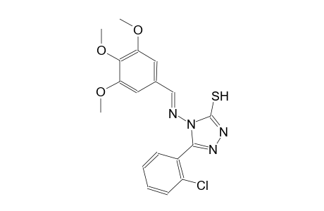 5-(2-chlorophenyl)-4-{[(E)-(3,4,5-trimethoxyphenyl)methylidene]amino}-4H-1,2,4-triazol-3-yl hydrosulfide