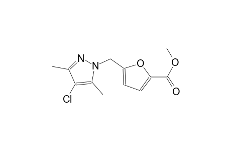 methyl 5-[(4-chloro-3,5-dimethyl-1H-pyrazol-1-yl)methyl]-2-furoate