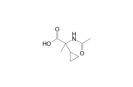 2-Acetamido-2-cyclopropyl-propionic acid