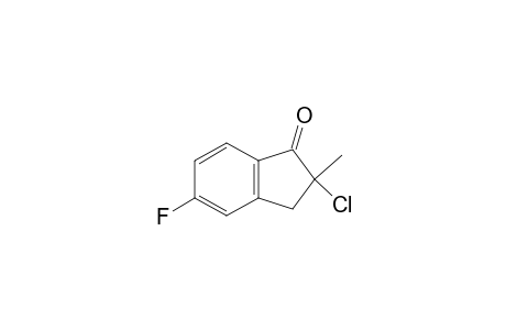 1H-Inden-1-one, 2-chloro-5-fluoro-2,3-dihydro-2-methyl-