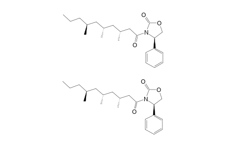 (4R)-3-[(3S,5S,7S)-3,5,7-TRIMETHYL-DECANOYL]-4-PHENYLOXAZOLIDIN-2-ONE