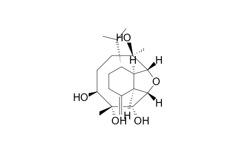 5,12-Epoxybenzocyclodecene-6,7,8,11-tetrol, tetradecahydro-7,11-dimethyl-4-methylene-1-(1-methylethyl)-, [1R-(1R*,4aR*,5S*,6S*,7R*,8S*,11R*,12R*,12aR*)]-