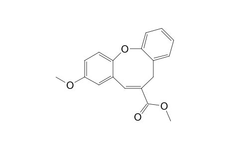 (E)-9-Methoxy-5H-12-oxa-dibenzo[a,d]cyclooctene-6-carboxylic acid methyl ester