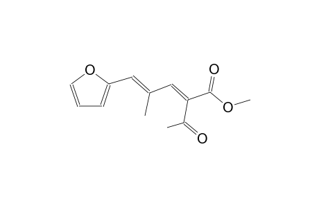 Methyl (2E,4E)-2-acetyl-5-(2-furyl)-4-methyl-2,4-pentadienoate