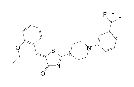 (5Z)-5-(2-ethoxybenzylidene)-2-{4-[3-(trifluoromethyl)phenyl]-1-piperazinyl}-1,3-thiazol-4(5H)-one