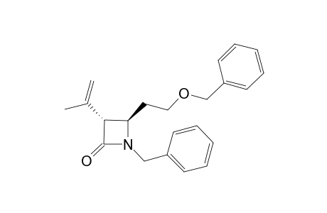 (3R,4R)-3-Isopropenyl-1-benzyl-4-(2'-benzyloxyethyl)azetidin-2-one