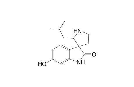(2'RS,3SR)-6-Hydroxy-2-(2'-methylpropyl)spiro[3H-indole-3,3'-pyrrolidin]-2(1H)-one