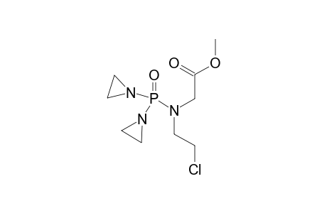 [N-(Methoxycarbonyl)]-N-[2'-(chloroethyl)methyl]-phosphorylamide - bis(ethyleneimide)
