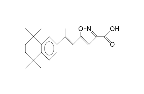 2-(5,5,8,8-Tetramethyl-5,6,7,8-tetrahydro-2-naphthyl)-1-(3-carboxy-isoxazolyl-5)-(E)-propene